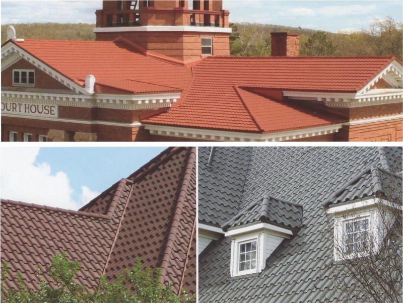 屋面材料-金属采石瓦